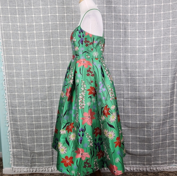 Eliza J Jacquard Floral Midi Dress - Picture 5 of 9